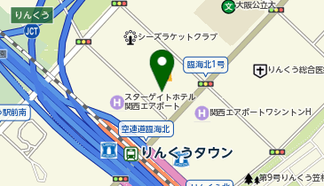 アウディりんくうの地図画像