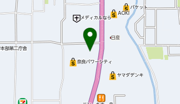 アウディ奈良の地図画像