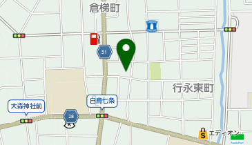 あすなろ整体院の地図画像