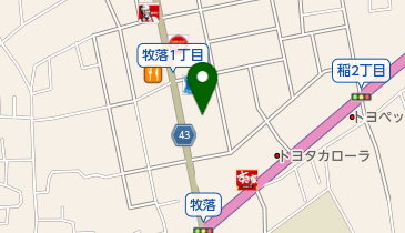 DOGsalonPangの地図画像