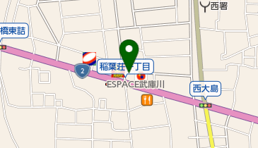 健康ぷらす武庫川の地図画像