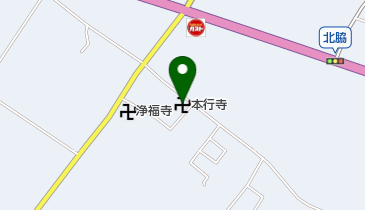 本行寺の地図画像