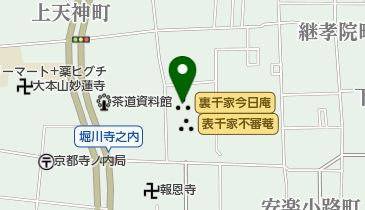 裏千家今日庵の地図画像