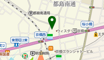 ビデオ桃太郎新京橋店の地図画像