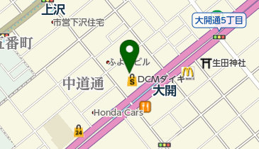 パレット大開店の地図画像