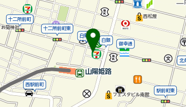 モバックス姫路店の地図画像