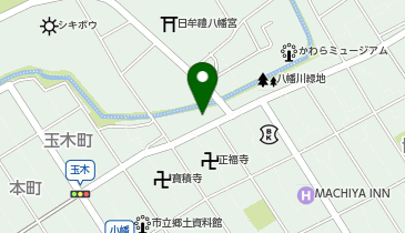 レアウッドビーズ美樹の地図画像