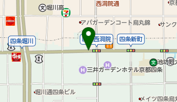 四宝堂の地図画像