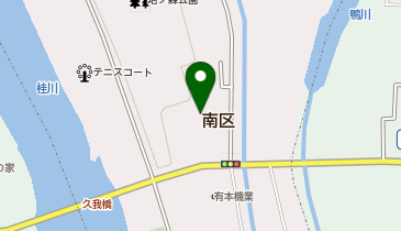 京都市 桂川緑地久我橋東詰公園の地図画像