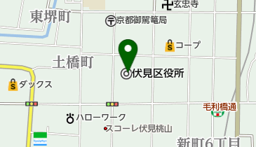 桃山堂の地図画像