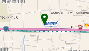 タウンタウン山科店の地図画像