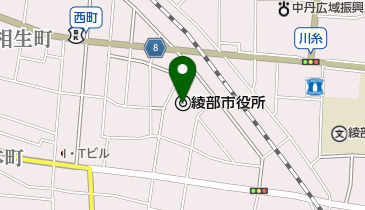 株式会社芦田呉服店の地図画像