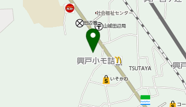 綴喜地区保護司会更正保護サポートセンターの地図画像