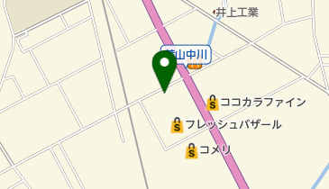 クリーニングホソミ峰山パーク店の地図画像