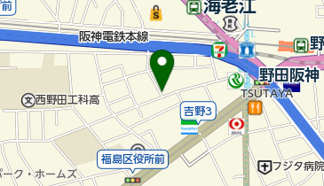 てんとう虫野田阪神店の地図画像