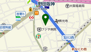 お仏壇の徳仏の地図画像