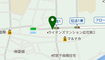 インド料理KINGFISHERの地図画像