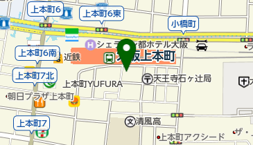上本町ときわクリニックの地図画像