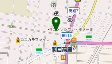 東京海上日動火災保険・代理店ホットスルーの地図画像