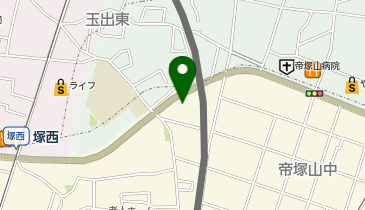 LuLuDog帝塚山店の地図画像