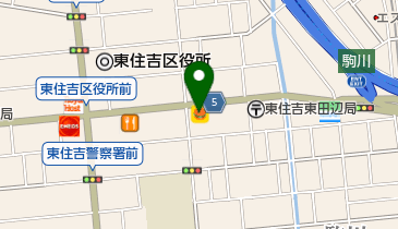 グランママ駒川店の地図画像