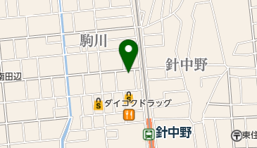 ヘアースタジオIWASAKI針中野S店の地図画像