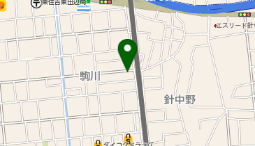 駒川温泉の地図画像