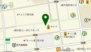 ルビーセントラルスクエア西宮原店の地図画像