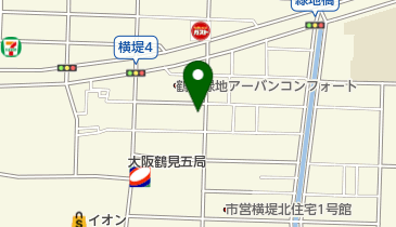 アトム電器横堤店の地図画像