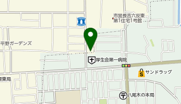 長吉東部地域活動協議会の地図画像