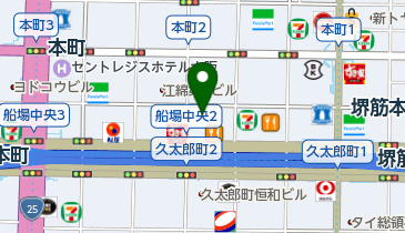 株式会社暁星ジャパン大阪支店の地図画像