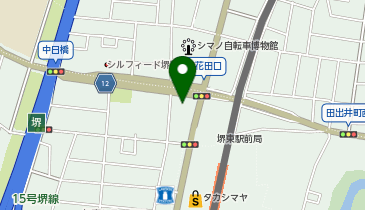 tiara堺東店の地図画像