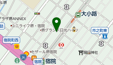 さかいペットクリニックの地図画像