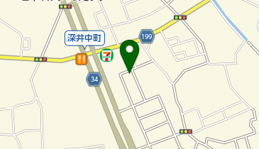 ビーナスクラブ深井の地図画像