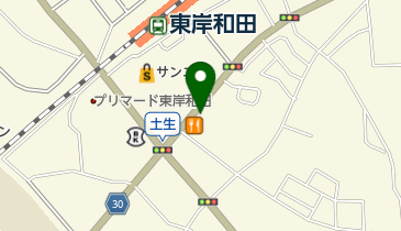 奥田そろばん教室の地図画像