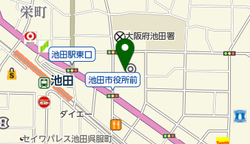 池田市立 池田中央公民館 図書コーナーの地図画像