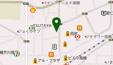 ピッツェリアスオナーレの地図画像