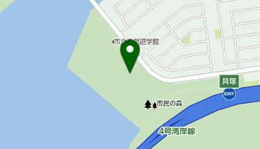 貝塚市役所 教育部 教育相談室の地図画像