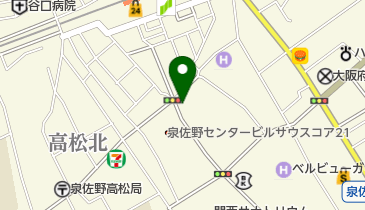 開成教育セミナー泉佐野教室の地図画像