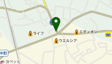 美容室toaruの地図画像