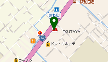 リハビリデイサービスかえるの地図画像