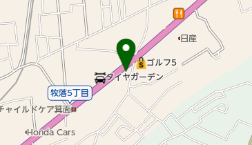 株式会社久月大阪箕面店の地図画像