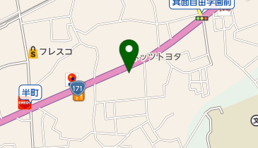 ふぐ仕出し華心の地図画像