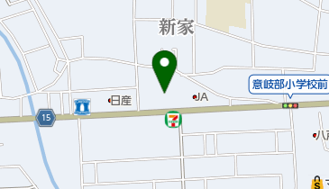 屋内スポーツ施設ブリスフィールドの地図画像