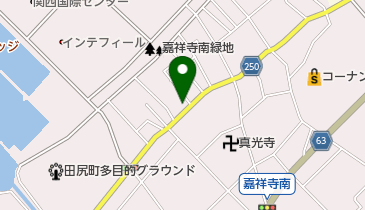 カメヤ電気防災の地図画像