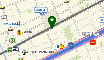 放課後等デイサービスくるみの地図画像
