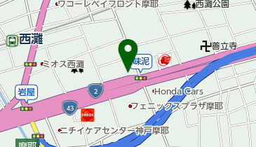 有限会社海王の地図画像