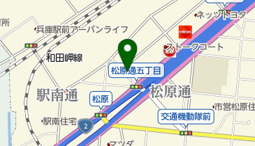 神戸ブレーキの地図画像