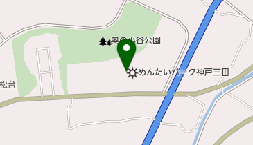 めんたいパーク神戸三田直売店・工場見学予約案内の地図画像