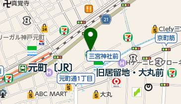 ペッツファースト(P&rsquo;s-first)神戸三宮店の地図画像